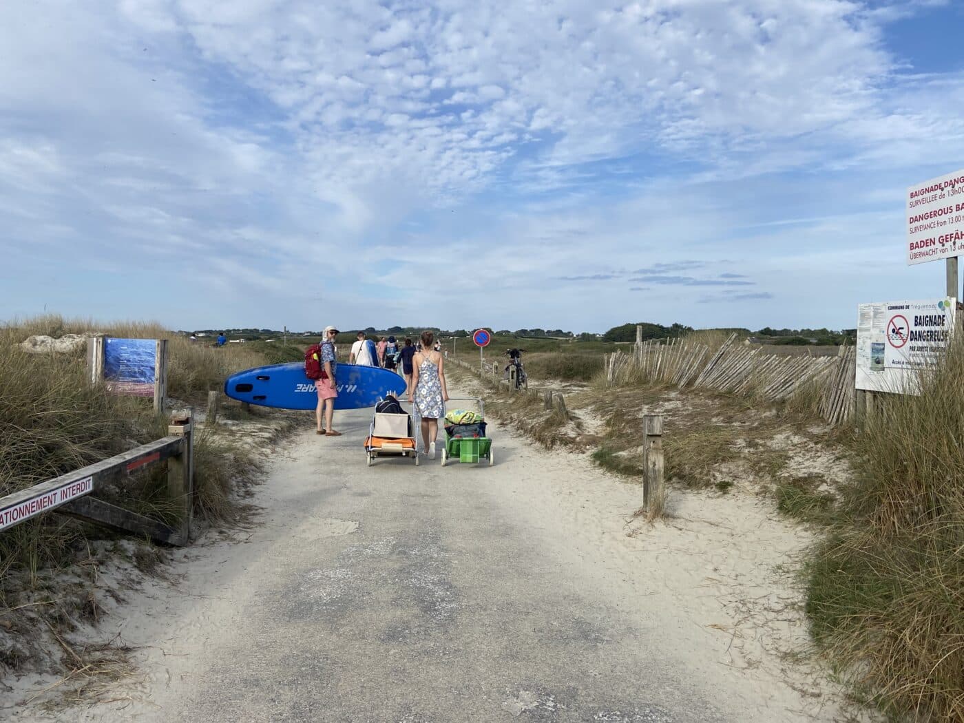 La plage de Kermabec _accès plage