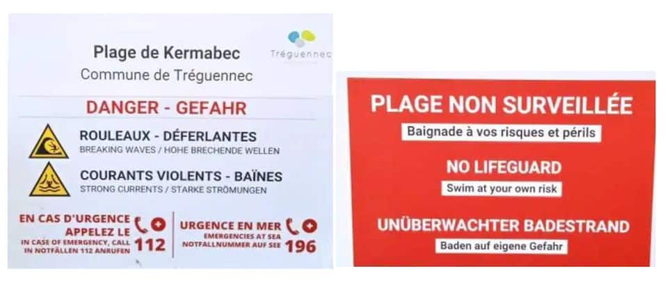Baignade non surveillée